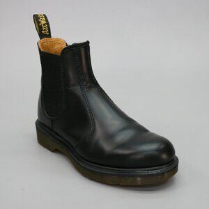 Dr. Martens Ladies 6 (37) Chelsea Smooth Black Leather Pull-on Ankle Boots 2976